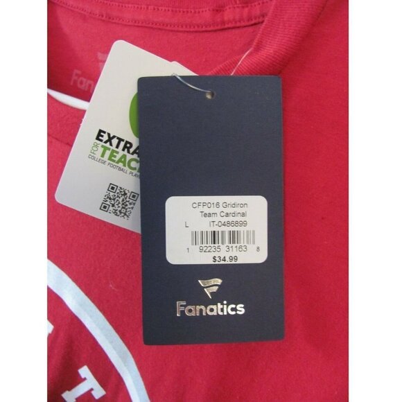 Alabama Crimson Tide Football NCAA Champions T-Shirt Fanatics Red Cotton Size L - Picture 5 of 6